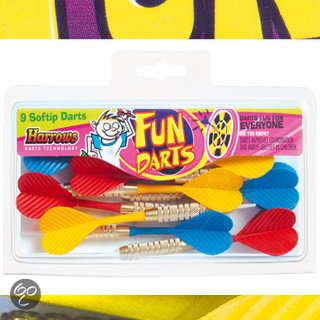 Harrows Softip Fun Darts Set - 9 Stuks