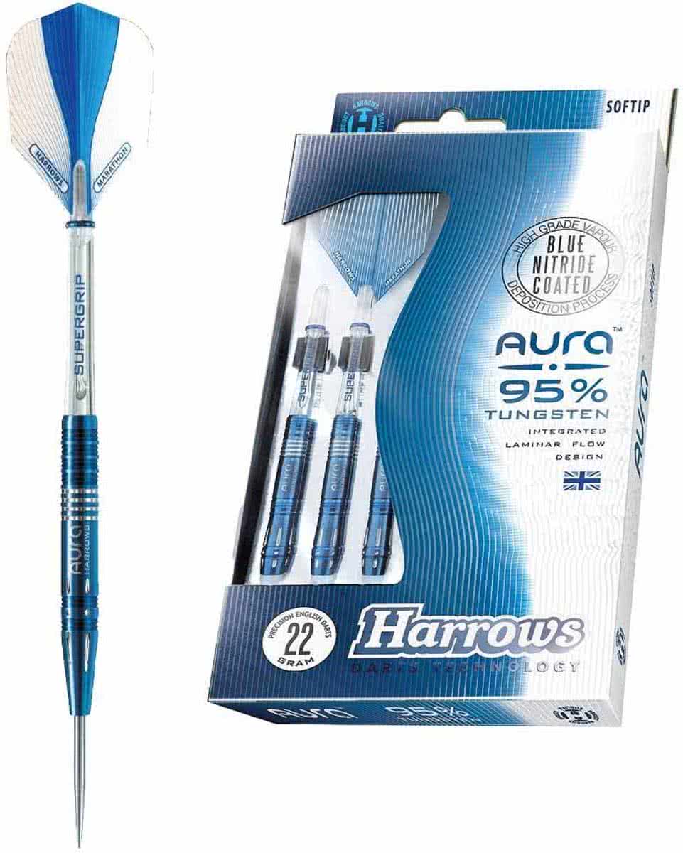 Harrows Steeltip Aura A2 24 GR - 95% Tungsten