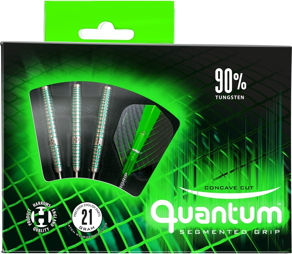 Harrows Steeltip Quantum 90% 23 gram Dartpijlen