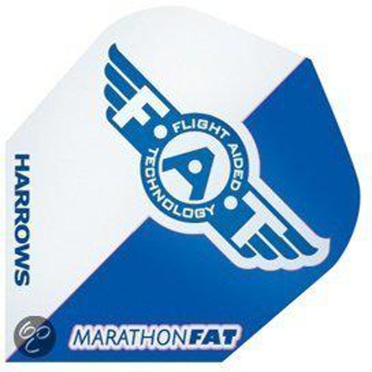 Harrows darts Flight 5004 marathon f.a.t. blauw 3 stuks