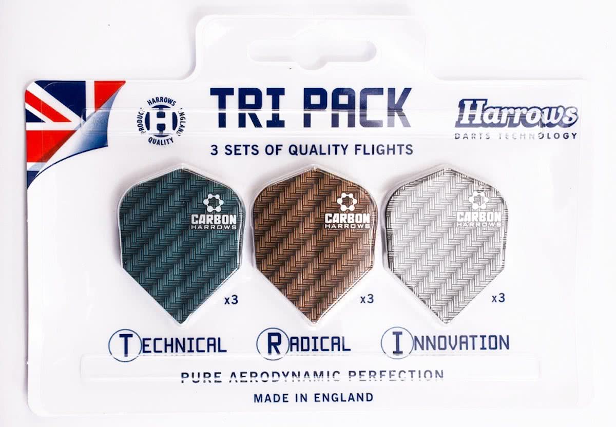 TRI PACK CARBON - 3 sets flights