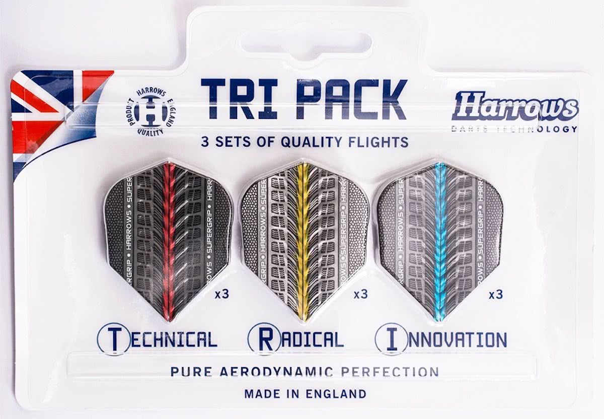 TRI PACK SUPERGRIP - 3 sets flights