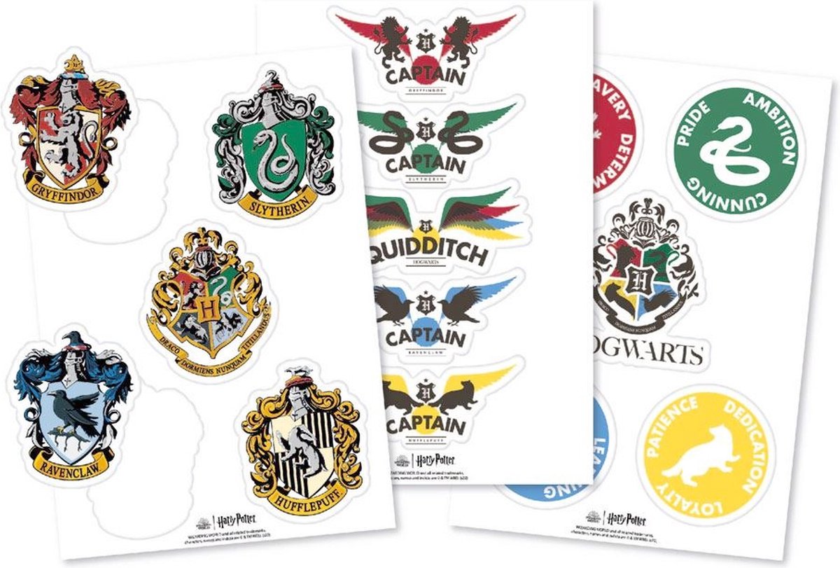 Harry Potter - Hogwarts Houses Sticker Sheet