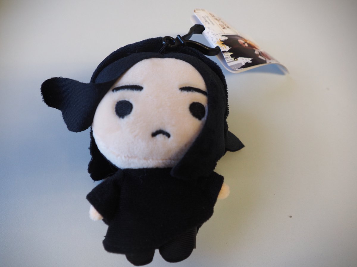 Harry Potter severus snape pluche clip on 10 cm