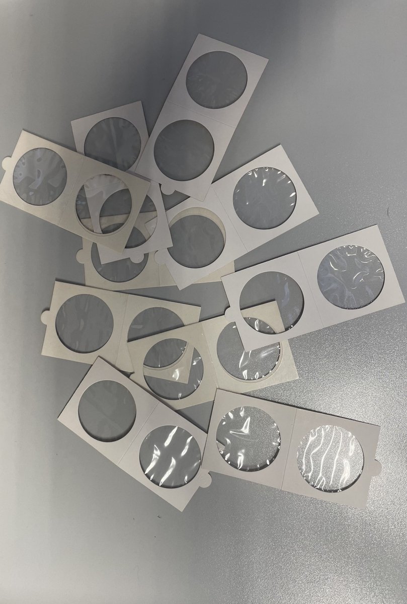   zelfklevende munthouders 39,5 mm (10 stuks)
