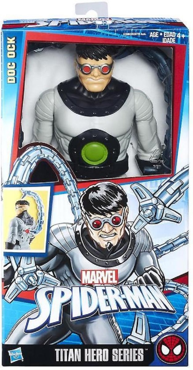 De reeks van de held van het Titanium van de Spider-Man van Marvel figuur Doc Ock 30 cm