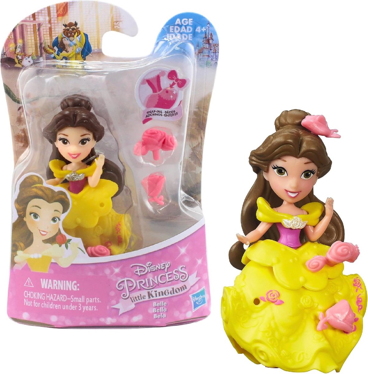 Disney Princess Little Kingdom Belle figuur 8 cm