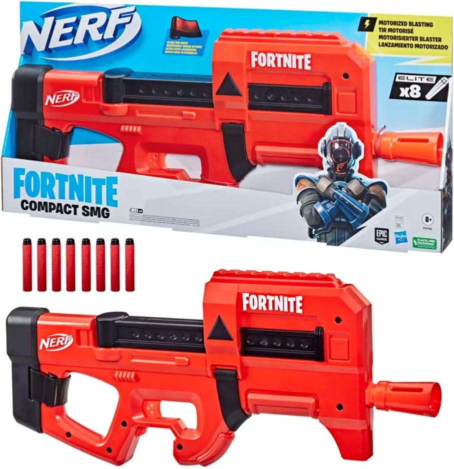 Fortnite NERF - Compact SMG Ultra Red Wrap