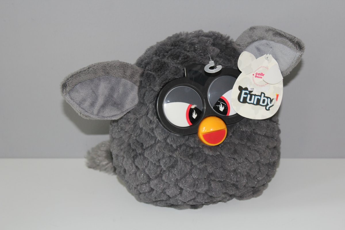 Furby - Grijs- pluche - knuffel - 20 cm