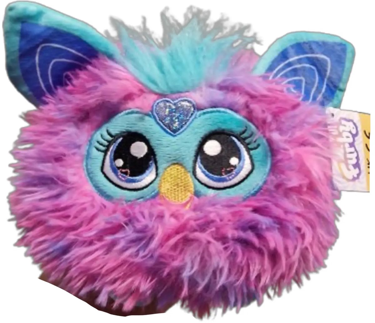 Furby knuffel paars - 22 cm - Super zacht - Cute