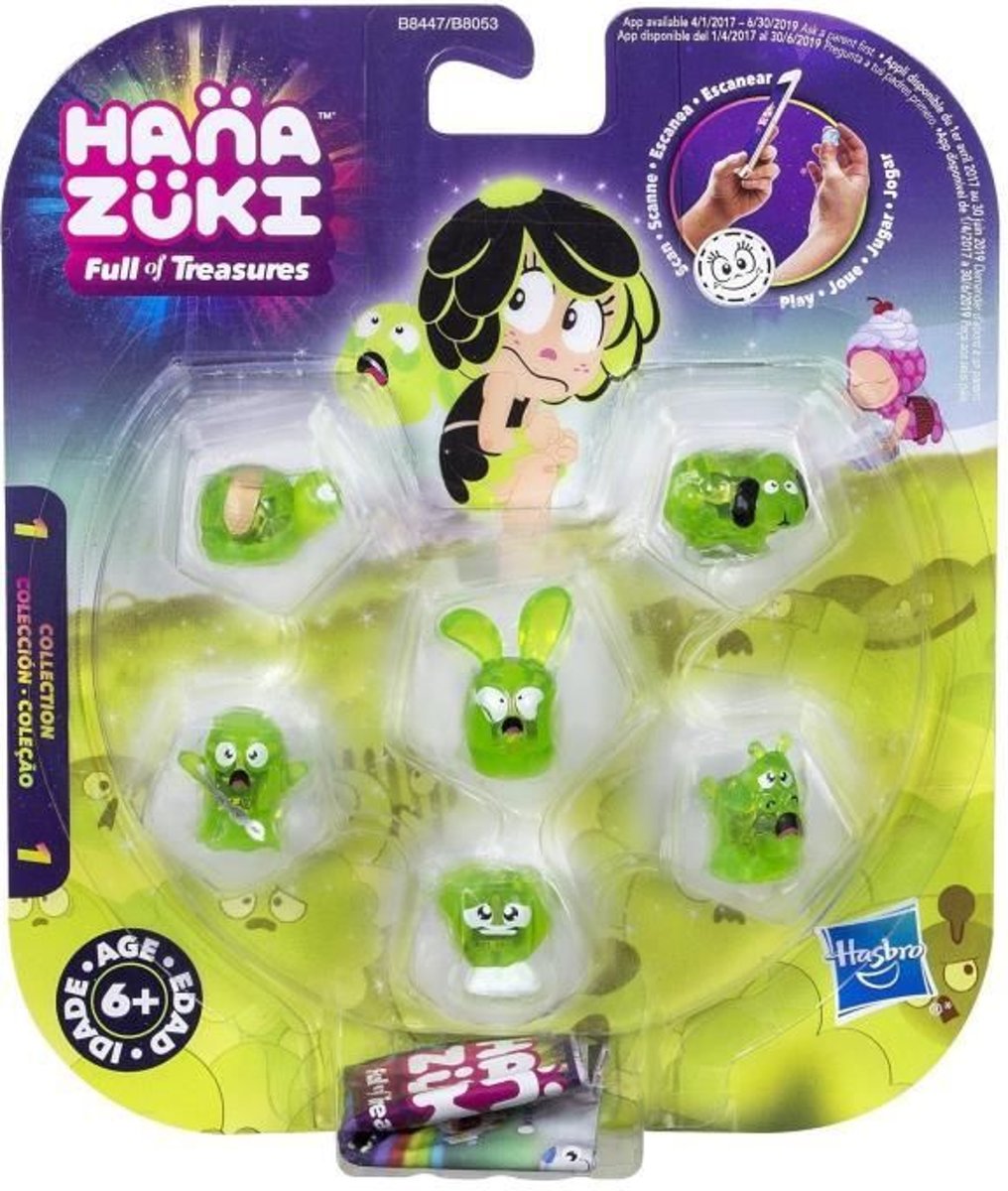 HANAZUKI - 5 Treasures Pack + 1 Groene Apple Mini Hemka