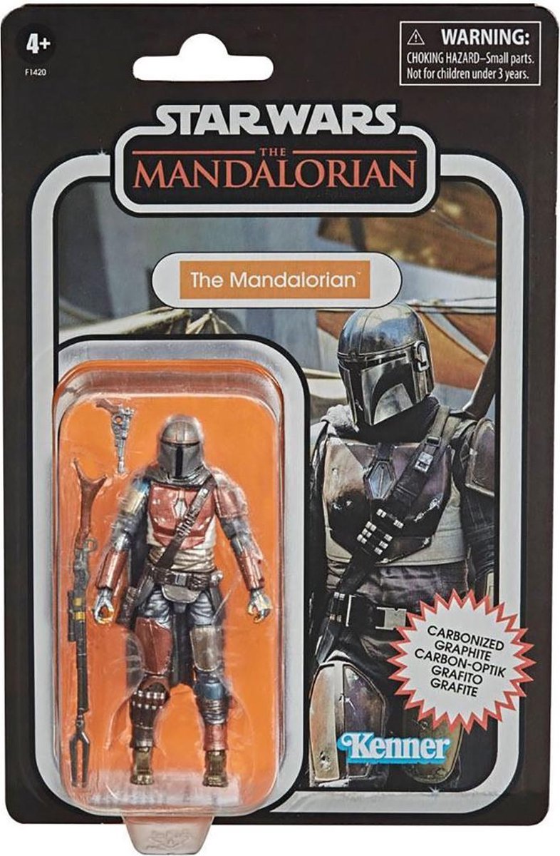 HASBRO Star Wars Vintage Collection - The Mandalorian Carbonized Figure 2020