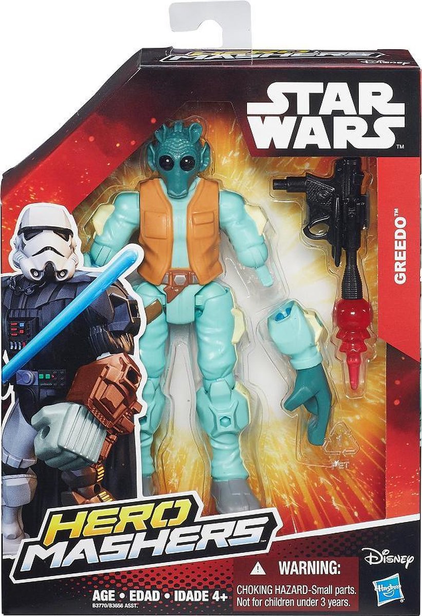 Hasbro - Disney - Star Wars Hero Mashers - Greedo