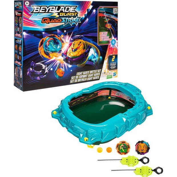 Hasbro BEYBLADE QS LIGHT IGNITE BATTLE SET