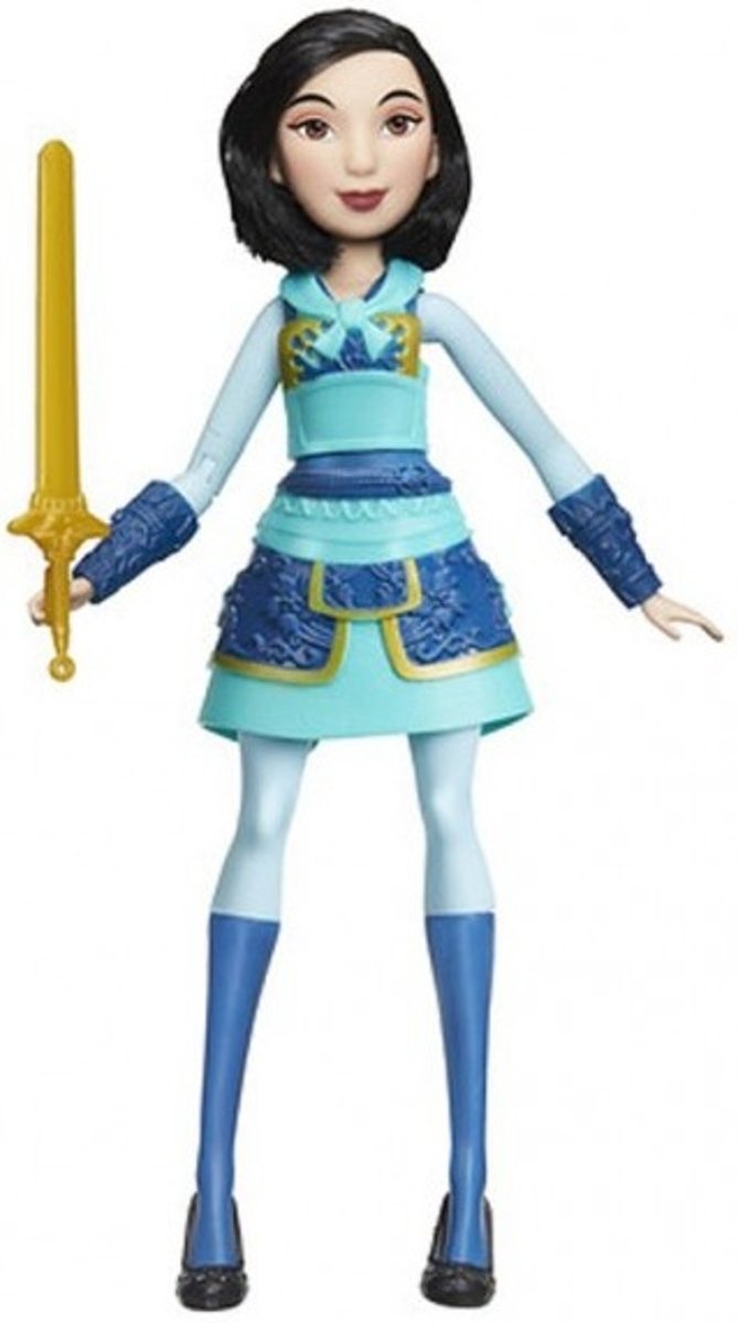 Hasbro Disney Princess Tienerpop Mulan Meisjes 25 Cm Groen