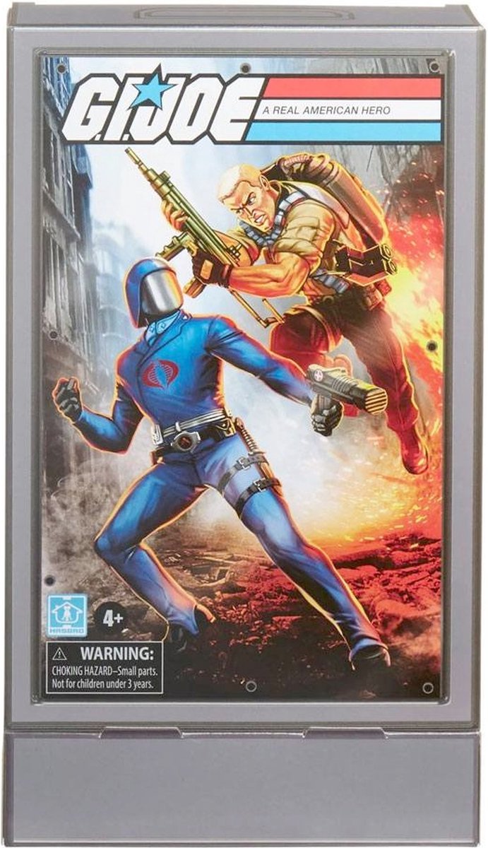 Hasbro G.I. Joe Actiefiguur 2-Pack Duke Vs. Cobra Commander 10 cm Retro Collection Multicolours