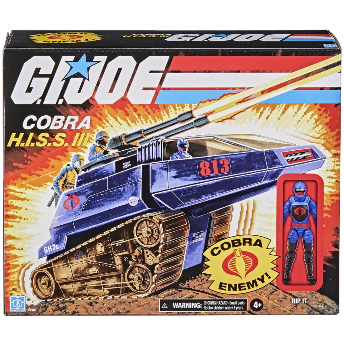   G.I. Joe Retro Collection 3,75 inch/10cm H.I.S.S. III & Rip It voertuig + figuur