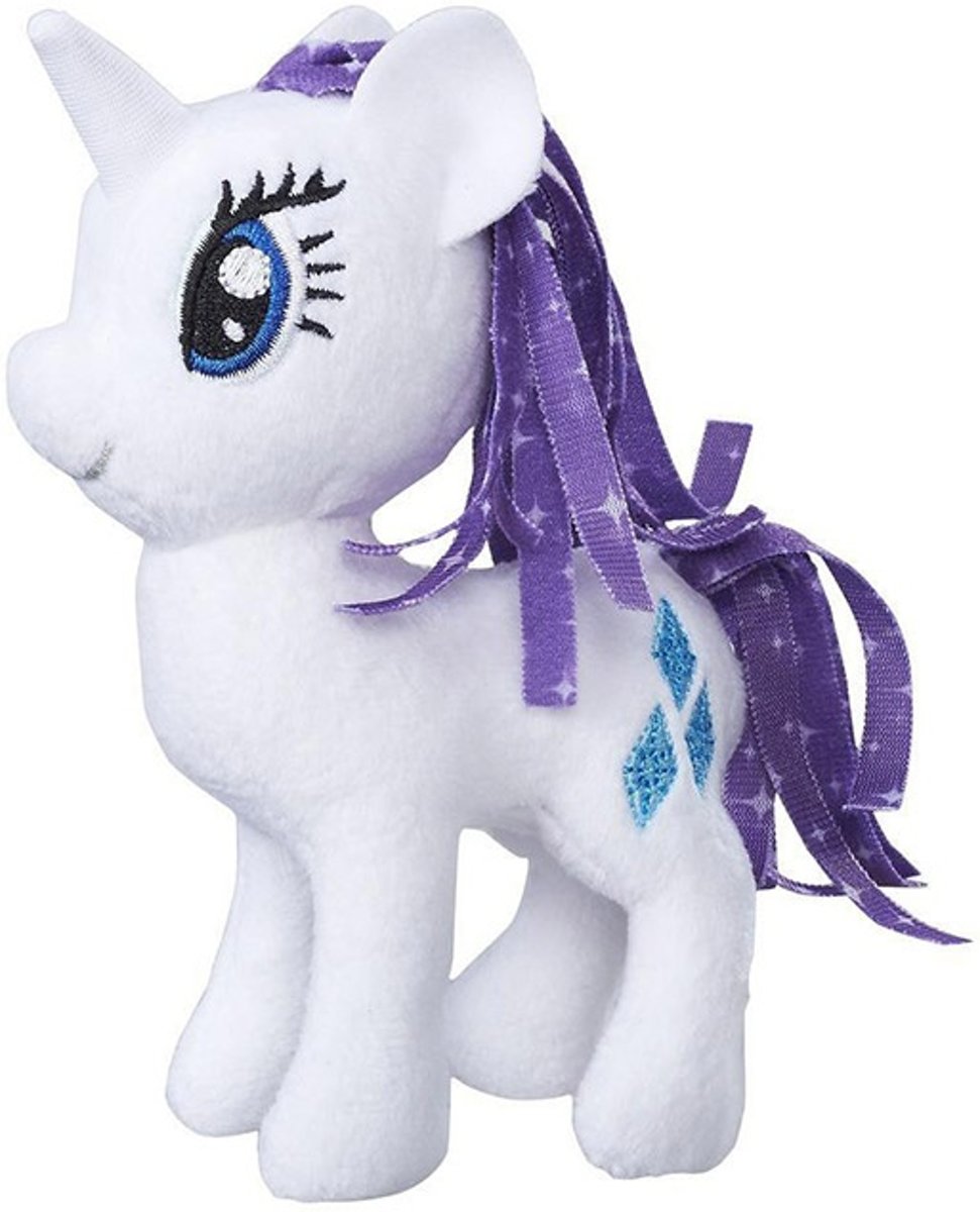   Knuffel My Little Pony Rarity 13 Cm Wit/paars