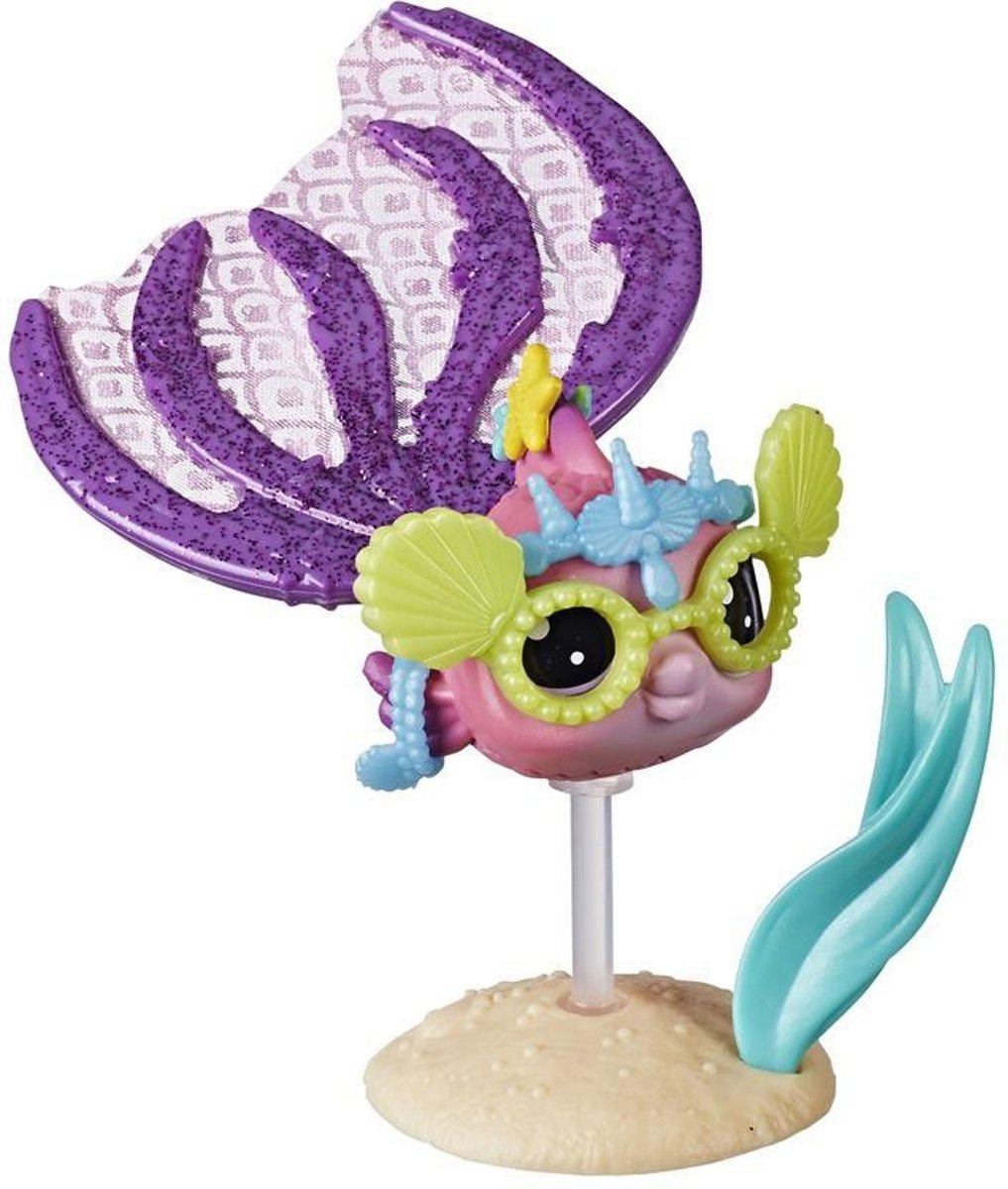 Hasbro Littlest Pet Shop Speelset Reba Rosyfish 9 Cm Roze