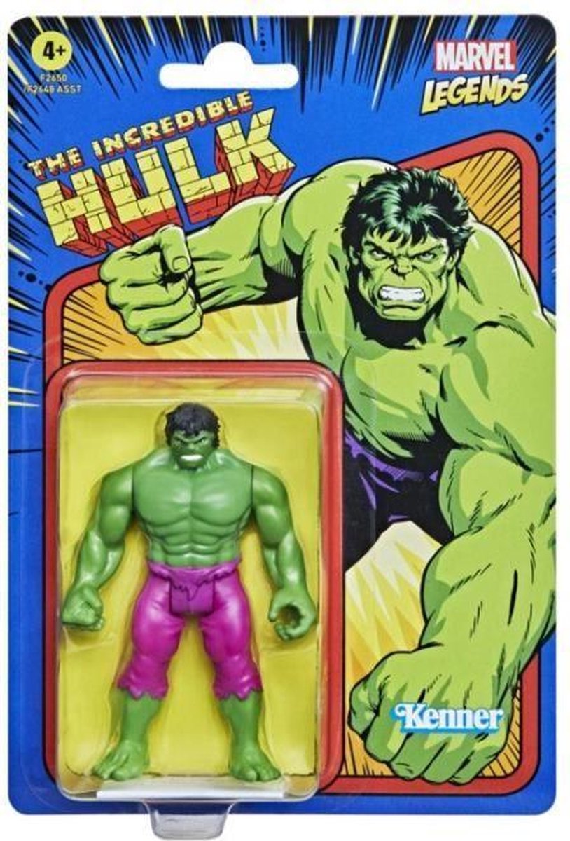   Marvel Legends Retro Hulk-figuur van 9,5 cm