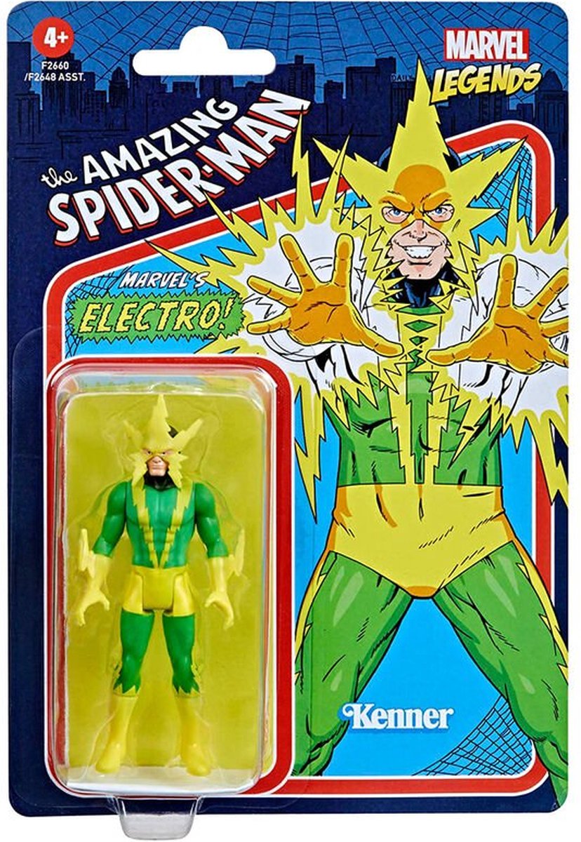 Hasbro Marvel Legends Retro The Amazing spiderman Electro