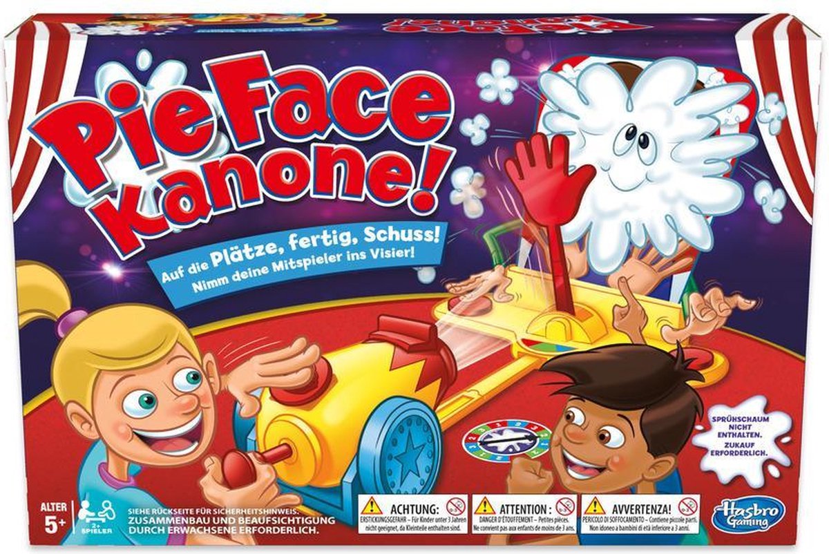 Hasbro Pie Face Cannon Bordspel Feest