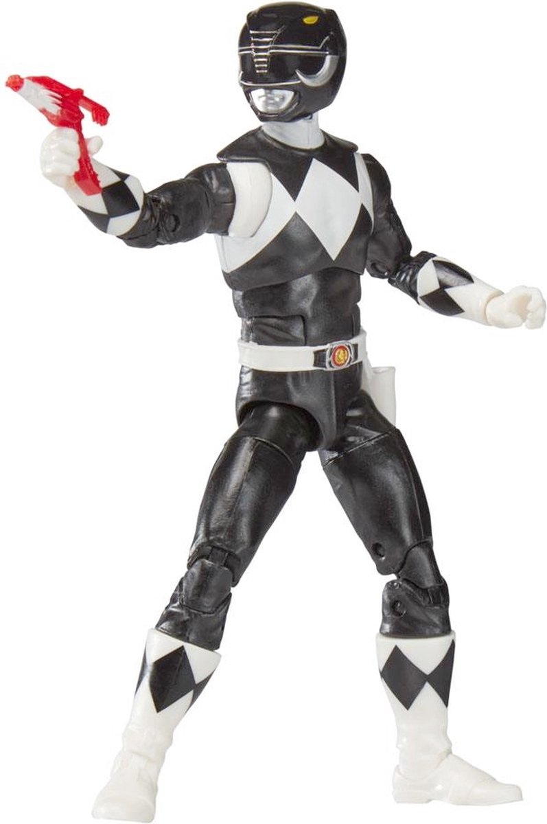   Power Rangers Actiefiguur Mighty Morphin Black Ranger 15 cm Lightning Collection Multicolours