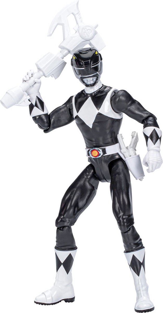   Power Rangers Actiefiguur Mighty Morphin Black Ranger 15 cm Multicolours