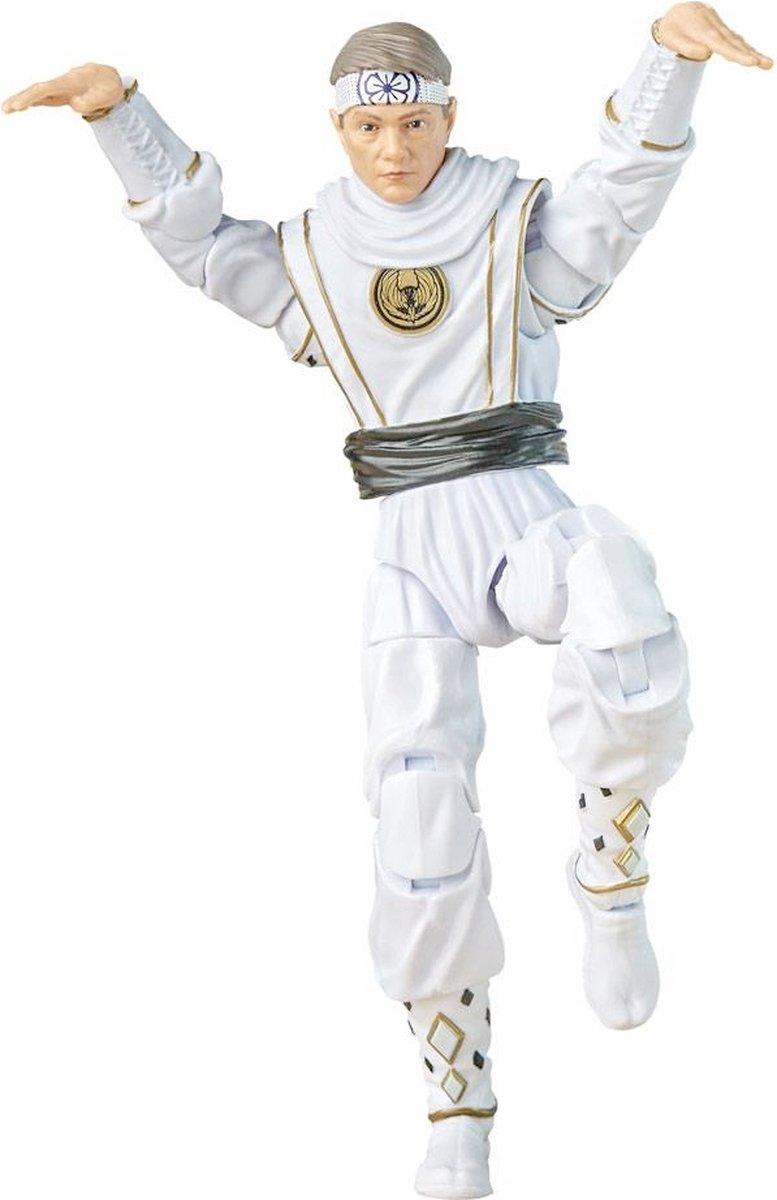   Power Rangers Actiefiguur Power Rangers x Cobra Kai Ligtning Collection Morphed Daniel LaRusso White Crane Ranger Multicolours