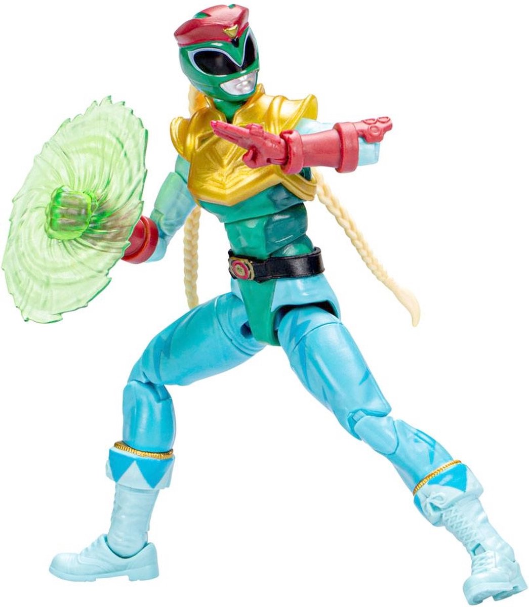   Power Rangers Actiefiguur Power Rangers x Street Fighter Lightning Collection Morphed Cammy Stinging Crane Ranger Multicolours