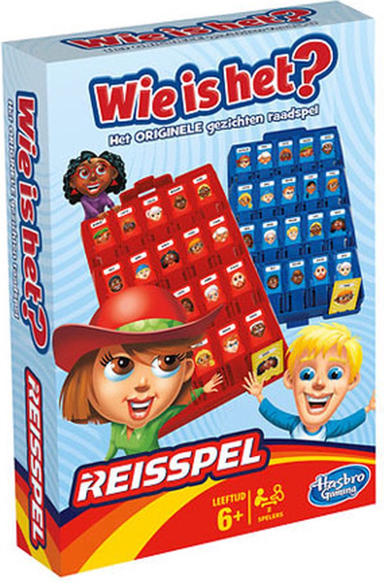 Hasbro Reisspel Wie Is Het?