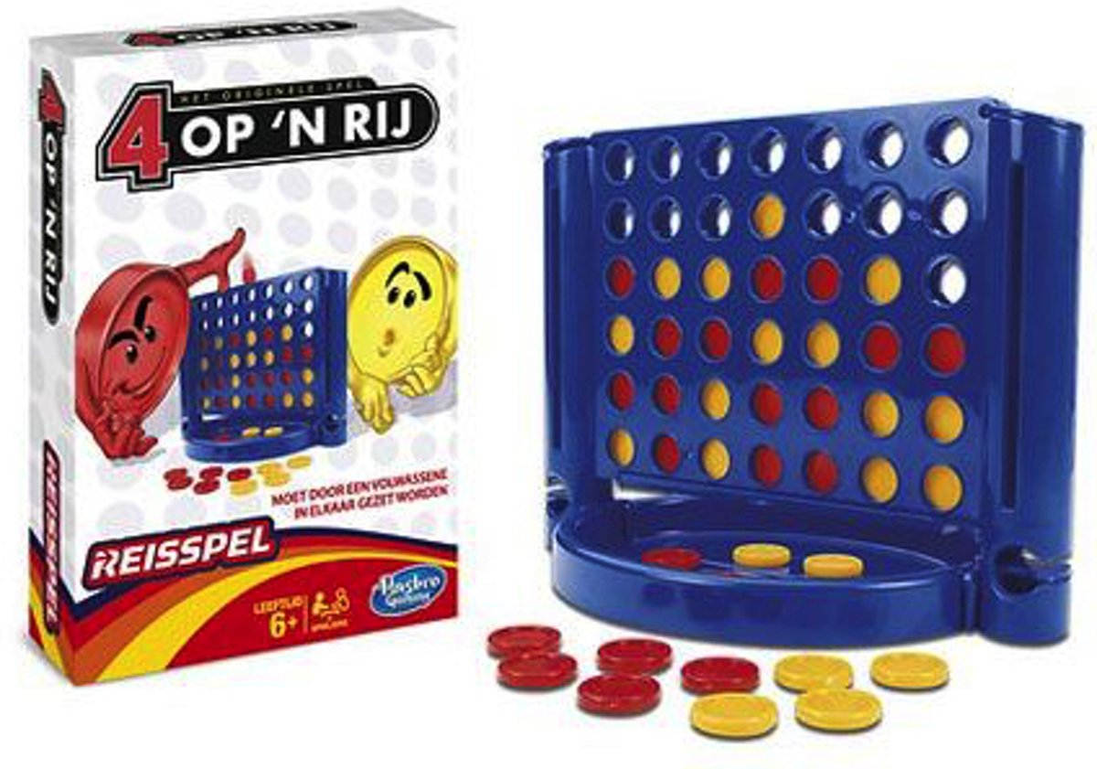 Hasbro Reisspel connect 4 op een rij