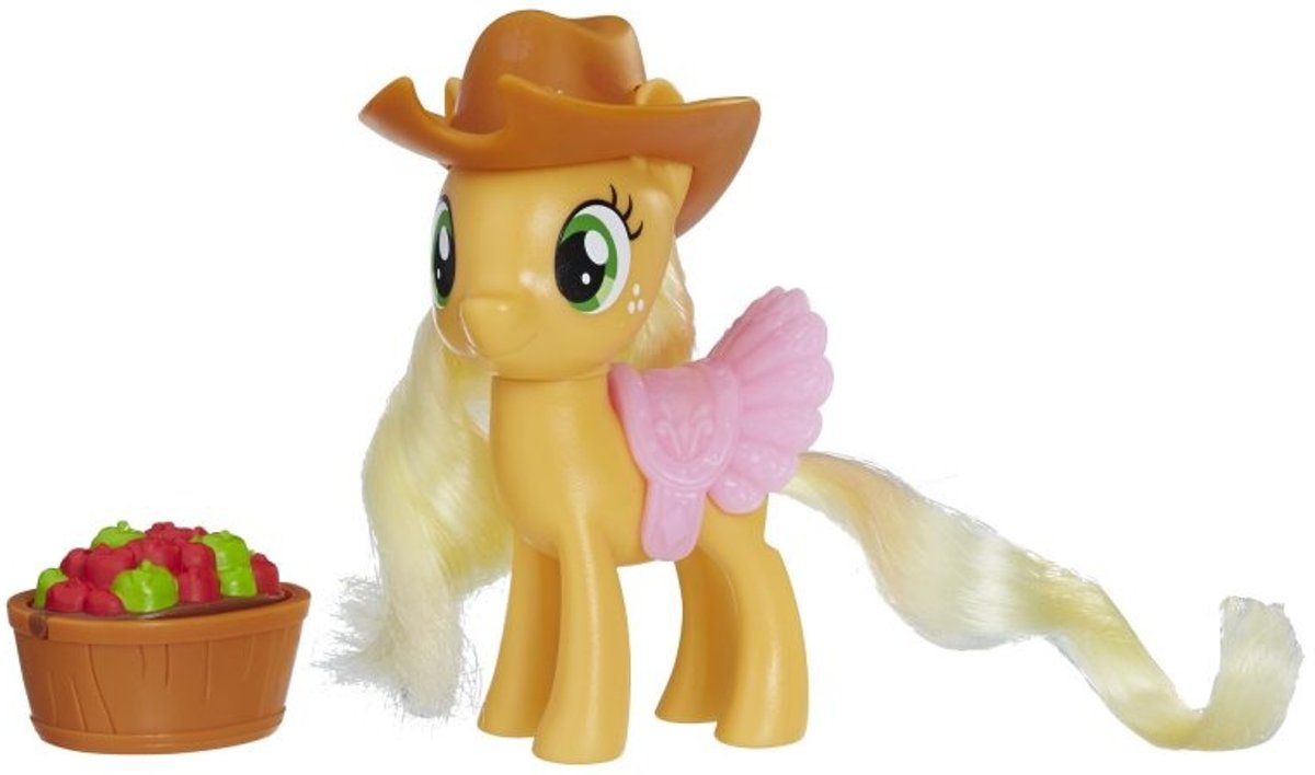 Hasbro Speelset My Little Pony Applejack 8 Cm Geel 4-delig