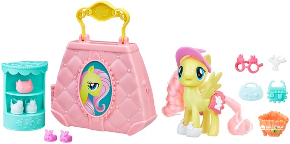 Hasbro Speelset My Little Pony: Fluttershy 13-delig Roze