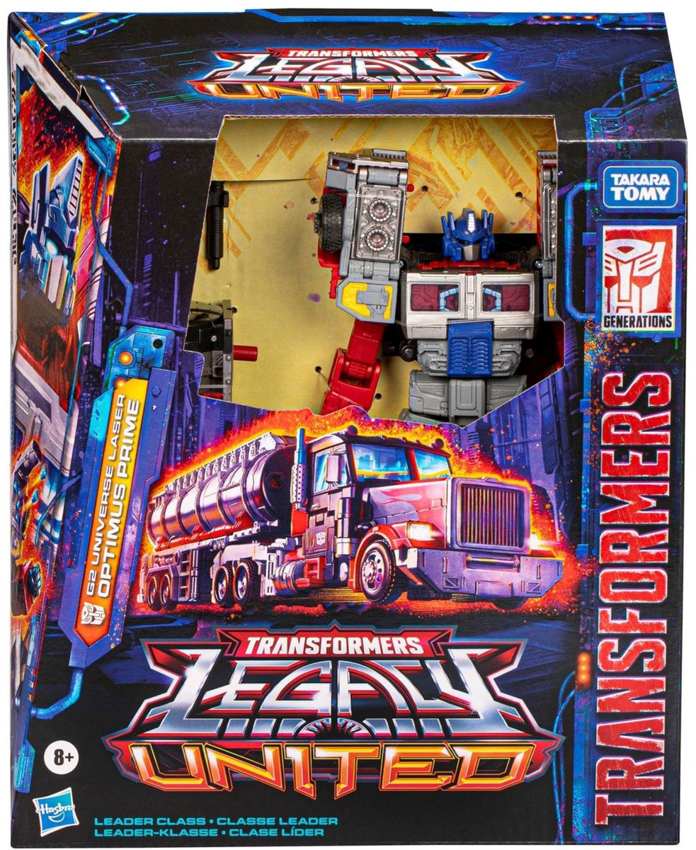   Transformers - Transformers Generations Legacy United Leader Class G2 Universe Laser Optimus Prime 19 cm Actiefiguur - Multicolours
