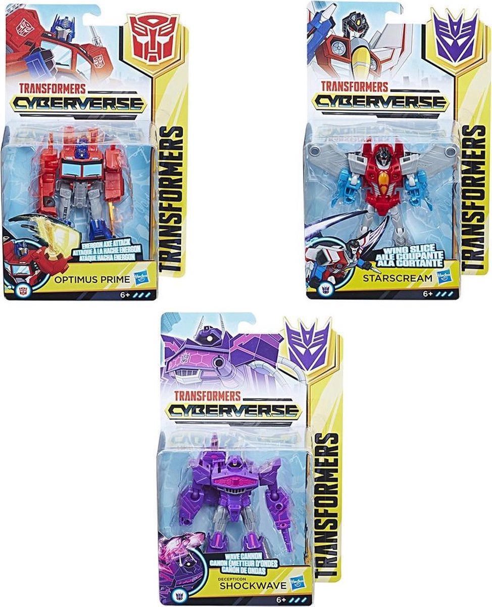 Hasbro Transformers Cyberverse Figuur 13.7 cm Assorti