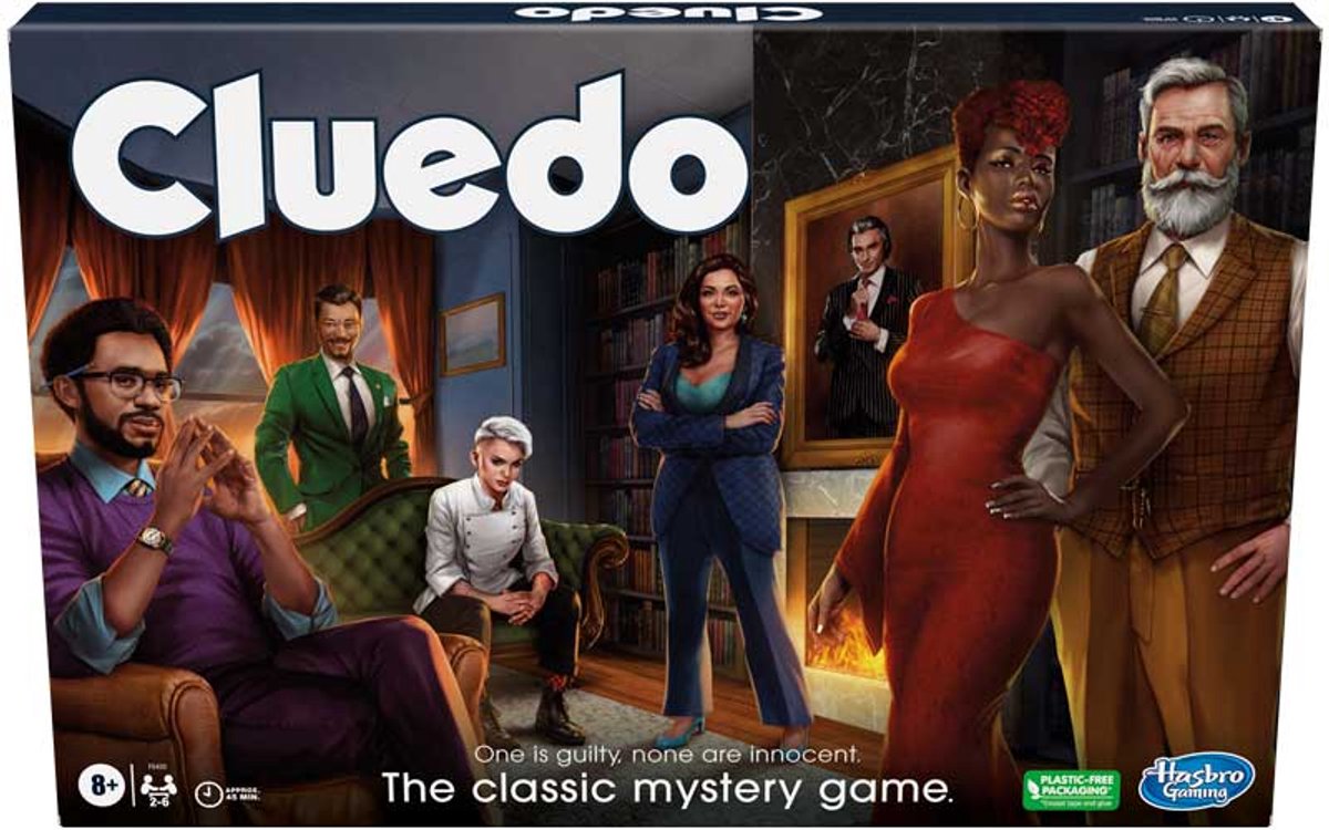   bordspel CLUEDO klassiek detectivespel familiespel.