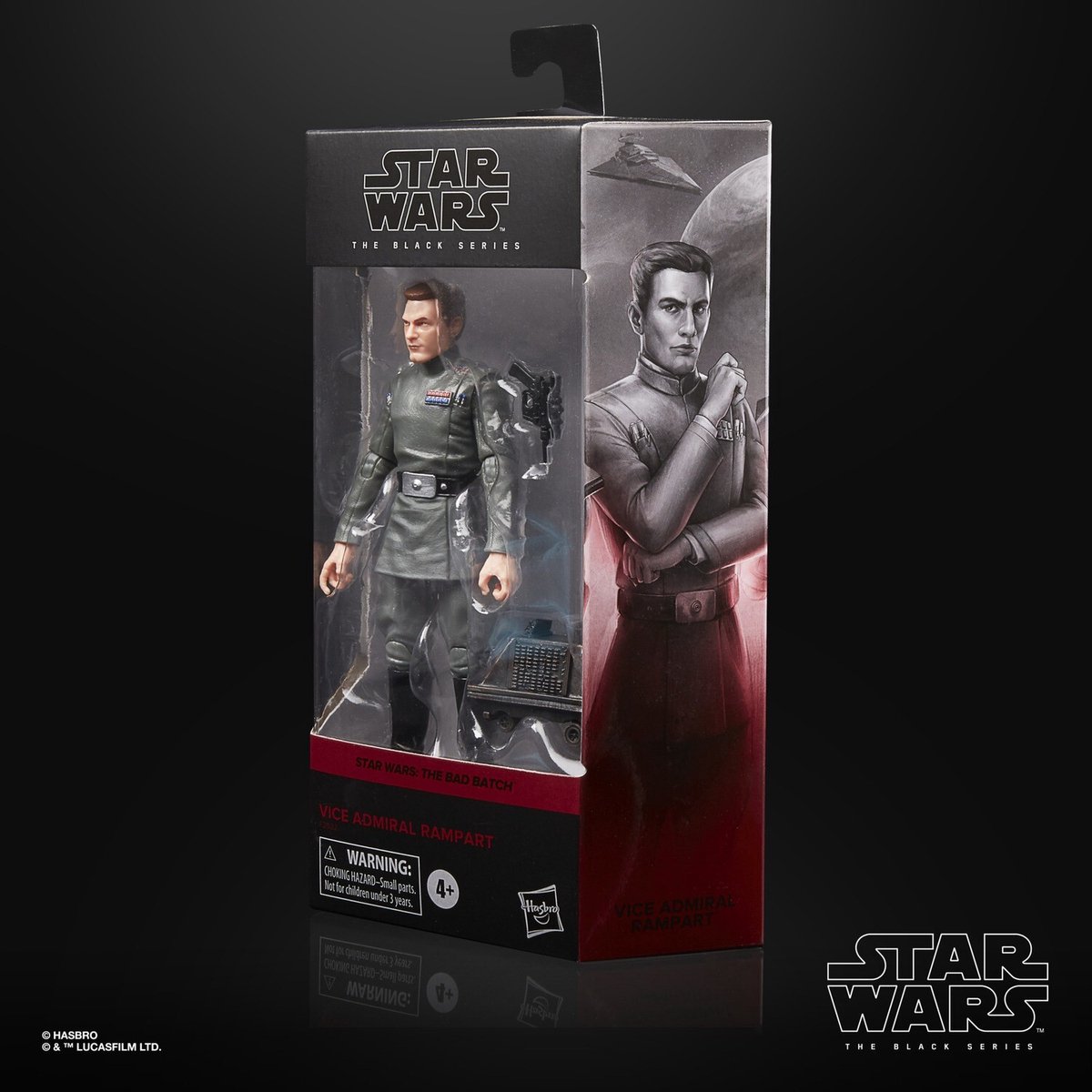   star wars black series 6 inch Bad Batch Admiral Rampart exclusive