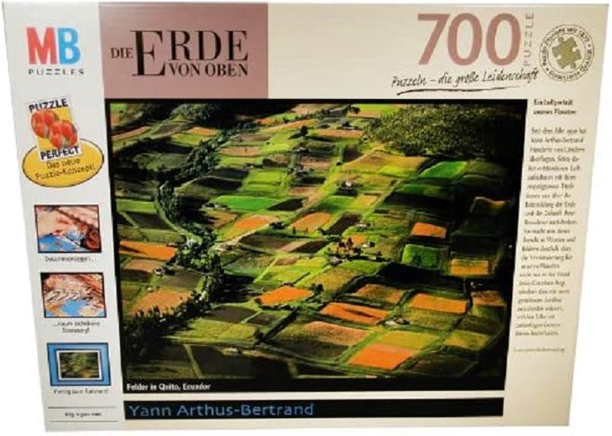 MB Puzzel De Aarde Van Boven 700 stukjes