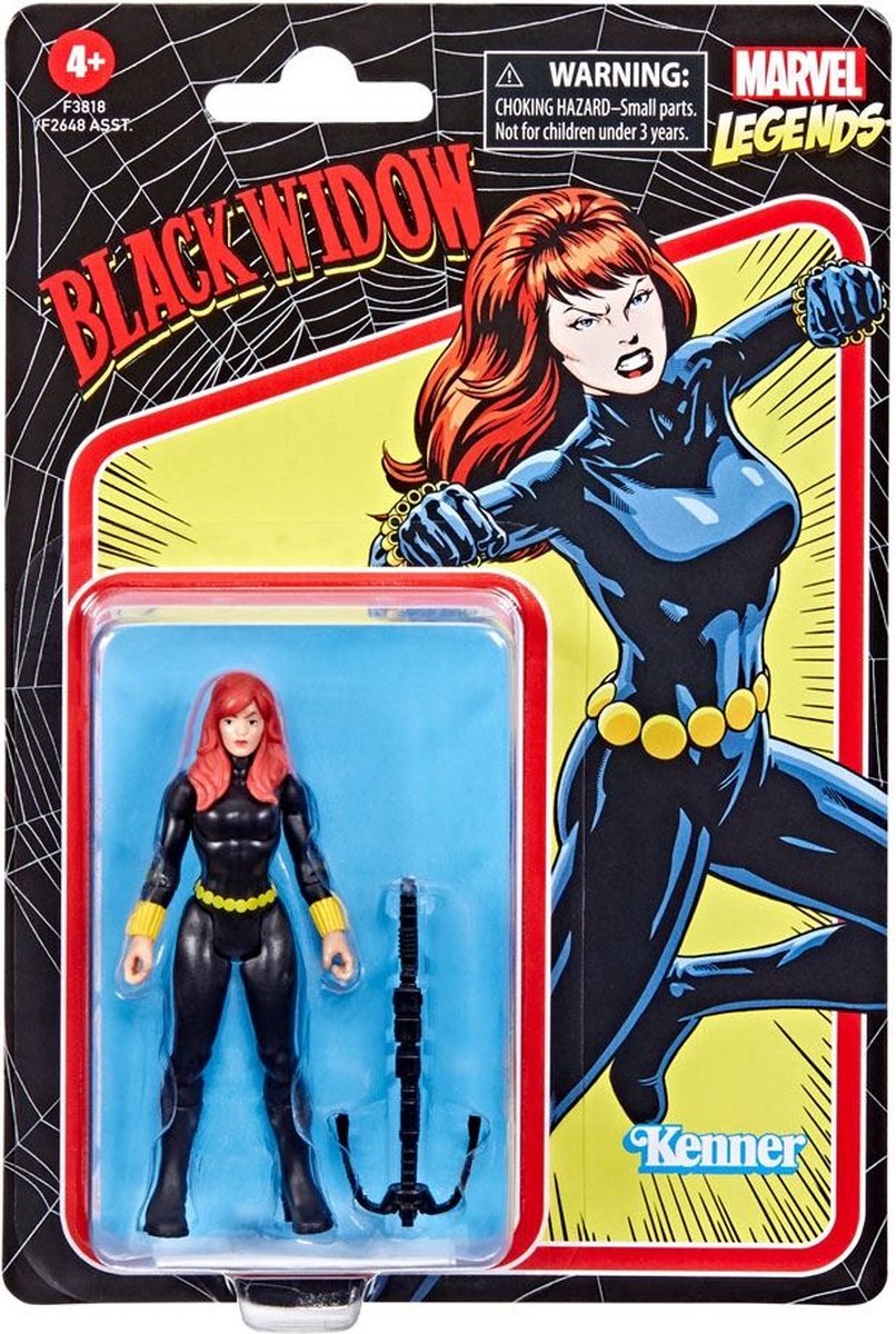 Marvel Legends Retro Collection Action Figure 2022 Black Widow 10 cm