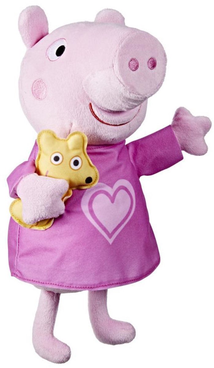 Peppa Pig - Peppa’s Bedtime Lullabies - peppa - knuffel - met slaapliedjes - 35cm