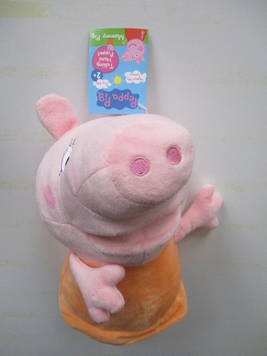 Peppa Pig Mamma Pig handpop met geluid