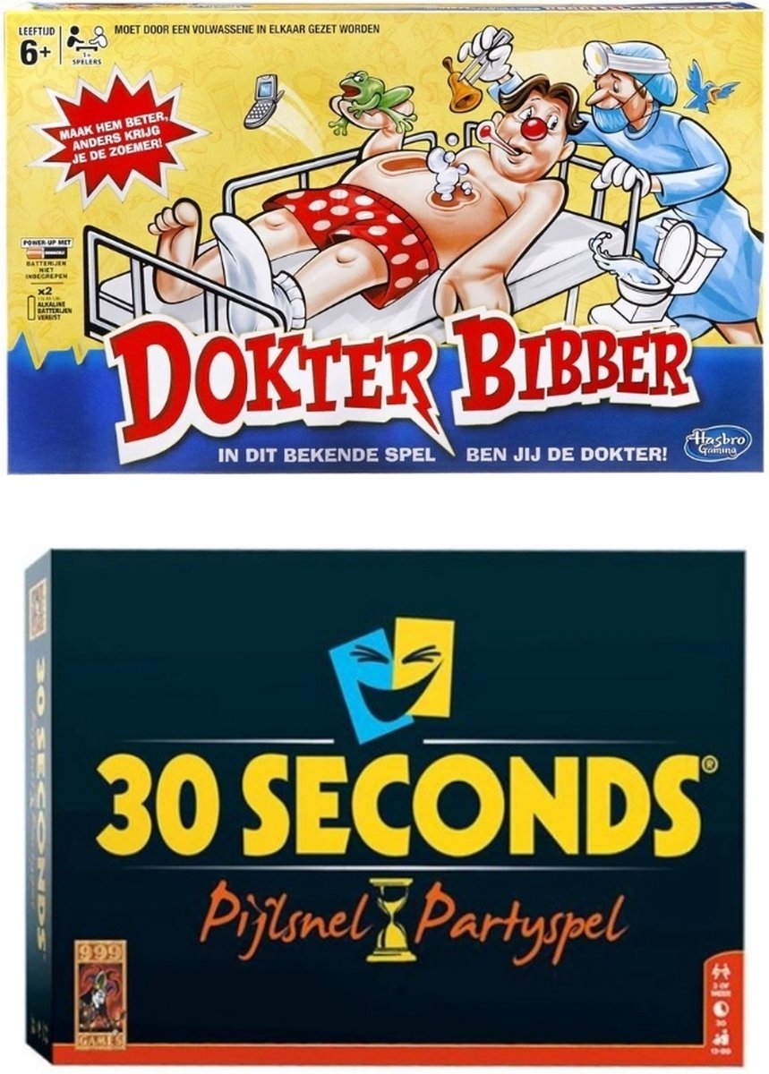 Spellenbundel - 2 Stuks - Dokter Bibber & 30 Seconds