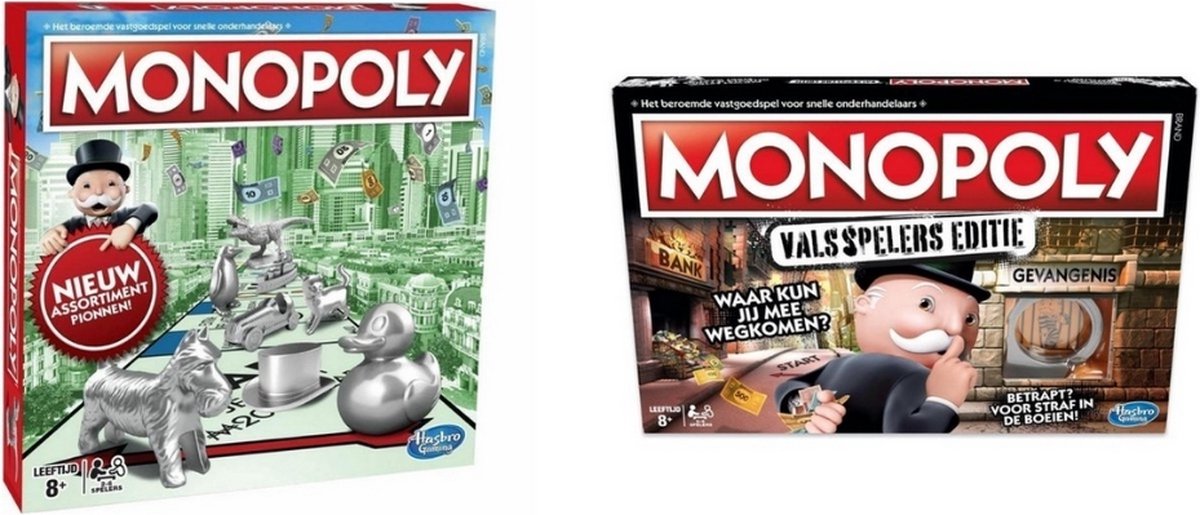 Spellenbundel - 2 Stuks - Monopoly Classic & Monopoly Valsspelerseditie