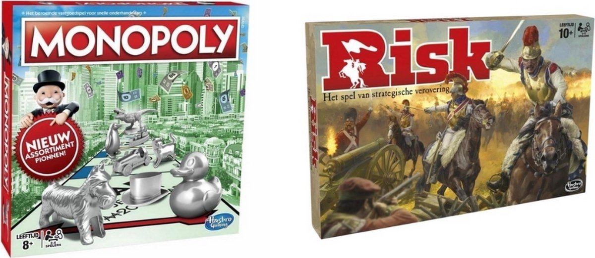 Spellenbundel - 2 Stuks - Monopoly Classic & Risk