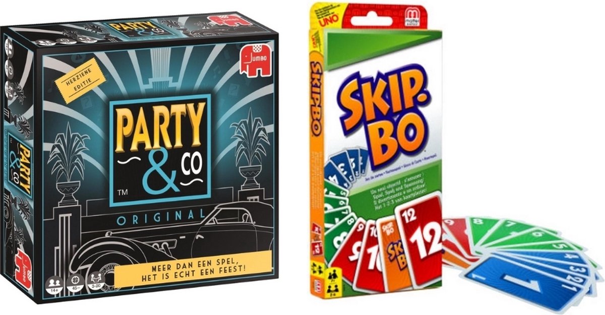 Spellenbundel - 2 Stuks - Party&Co & Skip-Bo