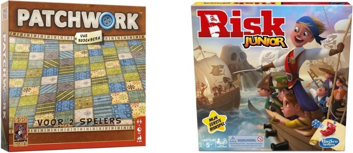 Spellenbundel - 2 Stuks - Patchwork & Risk Junior