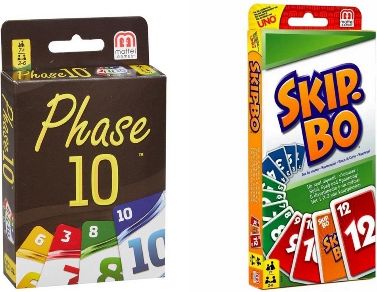 Spellenbundel - 2 Stuks - Phase 10 & Skip-Bo