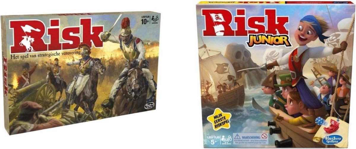 Spellenbundel - 2 Stuks - Risk & Risk Junior