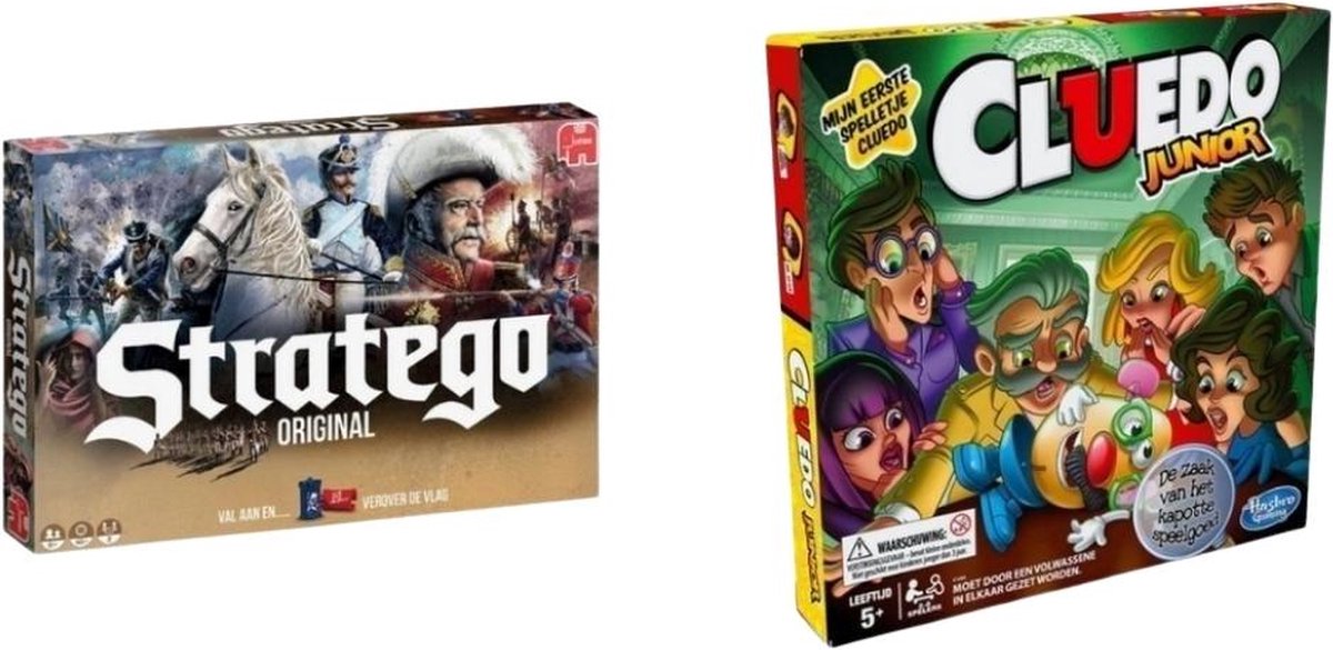 Spellenbundel - 2 Stuks - Stratego & Cluedo Junior